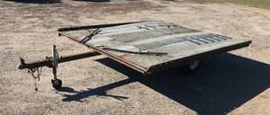 Homemade Snowmobile Trailer