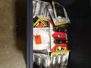 lot 42 image: Lot of Assorted flashlights and Portable Phone Chargers Customer Returns See Pictures