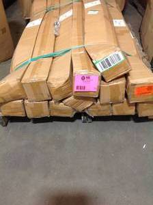 lot 15 image: Pallet of 60 in. x 96 in. Faux Ivy Leaf IndoorOutdoor Privacy Roll new see pictures