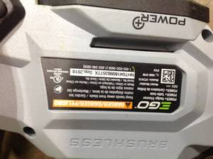 lot 17 image: Ego Power Hedge Trimmer with Battery and charger see pictures