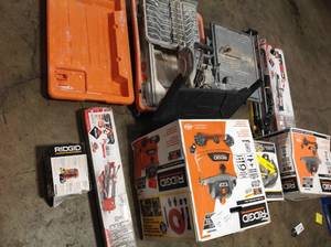 lot 18 image: Lot of assorted shop tools used various brands models and conditions see pictures