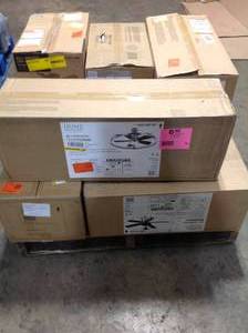 lot 24 image: Lot of Assorted  Ceiling Fans various models and conditions  Customer Returns See Pictures