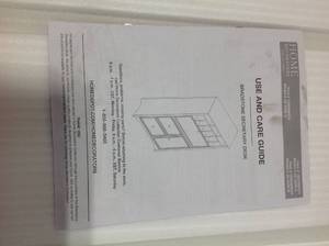 lot 25 image: Bradstone White Secretary Desk by Home Decorators Collection Customer Returns See Pictures