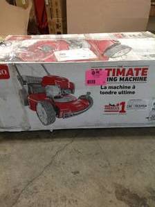 lot 27 image: Recycler 22 in. Briggs & Stratton Personal Pace Electric Start, RWD Self Propelled Gas Walk-Behind Mower with Bagger by Toro Customer Returns See Picture