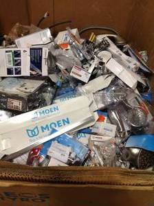 lot 36 image: Huge Lot of Bathroom Items and Misc Various Sizes, Models, and Conditions Customer Returns See Pictures