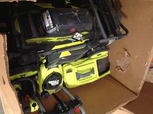 lot 37 image: Lot of Lawn Care Items and Misc Various Conditions Sizes and Models For Parts Customer Returns See Pictures