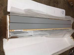 lot 40 image: Solid Wood Twin over Twin Bunk Bed - Grey by Walker Edison Furniture Company Customer Returns See Pictures