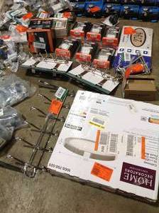 lot 43 image: Huge Lot of New Door KnobsPulls  and tools, accessories, Models, and most in new Conditions Customer Returns See Pictures