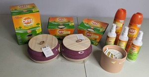 lot 100 image: New Lot of Keep Bugs OFF  - Candles & Spray 