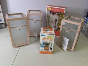 lot 109 image: New Vibe Lot - Terrarium, Lights & Lanterns