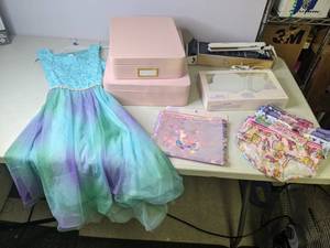 lot 110 image: All New More Than Magic Girly Stuff - Underwear, Conair Ceramic Hair Straightner, Keepsake boxes, Light, Dress & Pencil Pouch