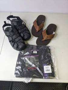 lot 111 image: Mens Vaca Gear Lot - New Shorts & Sandals