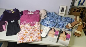 lot 115 image: New Womens Wear Lot - Clothing, Bali Bras and Shoes