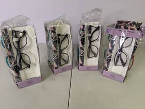 lot 57 image: Set of (4) Three-Packs of New KEO Womens Lena Blue Light Glasses
