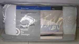 lot 141 image: Cool Touch Comfort Bed Pillow - Made By Design - New
