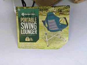 lot 291 image: New Portable Swing Lounger Chair 
