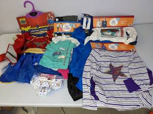 lot 296 image: New Childrens Clothing Lot w Costumes
