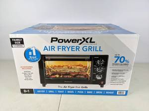 lot 351 image: Power XL Family Size 8-In-1 Air Fryer Grill