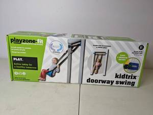 lot 74 image: New Playzone Fit Kid Trix Doorway Swing Set System
