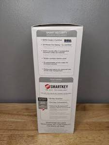 lot 19 image: Brand New Kwikset SmartCode 913 Satin Nickel Single Cylinder Electronic Deadbolt Featuring SmartKey Security