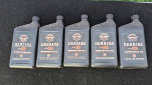 lot 49 image: Set of (5) Bottles of Harley-Davidson SAE 50 Motor Oil 