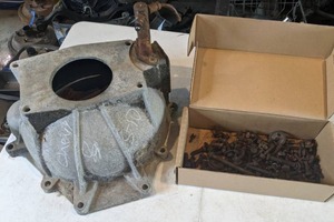 lot 119 image: 70s Chevy Bolts & Manual Transmission Bell Housing