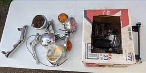 lot 56 image: MotorcycleVehicle Lights and Accessories