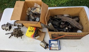 lot 59 image: MotorcycleVehicle Parts Valves, Starter Solenoid, and More