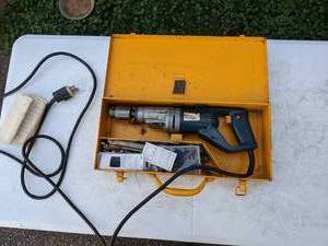 lot 66 image: AEG Handheld Electric Drill