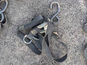 lot 86 image: Lot of Straps and Ratcheting Tie Downs
