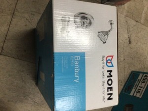 MOEN Banbury Single-Handle 1-Spray 1.75 GPM Tub and Shower Faucet in Chrome (Valve Included)