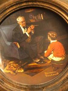 lot 29 image: Norman Rockwell Collectors Plates (set of 4)