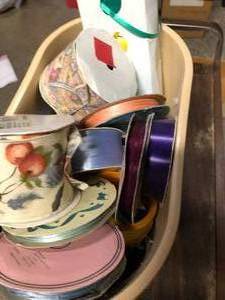 lot 27 image: Bucket of Ribbon