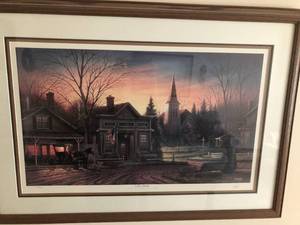 lot 36 image: Terry Redlin - Office Hours - #62596800 & COA