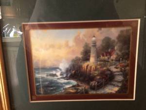lot 35 image: Thomas Kinkade set of 3 Pictures