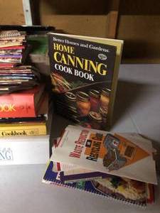 lot 49 image: Lot of Cookbooks and Hamilton Electric Knife