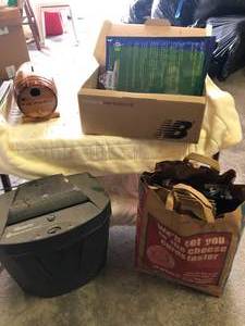lot 85 image: File Cabinet with Office Supplies