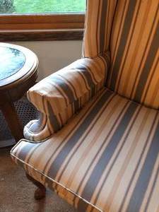 lot 5 image: Wingback Arm Chair #2