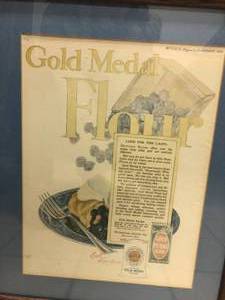 lot 114 image: Pair of Framed McCalls Magazine Pages - 1924