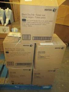 lot 6 image: 5 cases of xerox black dry ink 00cr...