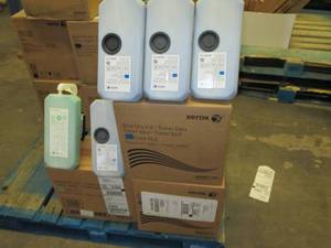 lot 7 image: 2 cases of xerox blue dry ink 006r0...