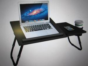 foldable split-top laptop stand ope...