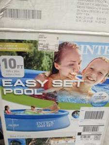 10 foot intex pool open box unteste...