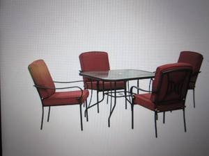 augusta 5pc patio dining set  open ...