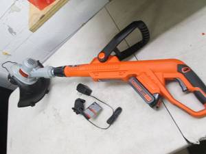 black and decker 20 volt weed whip ...