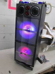 befree 10 inch double subwoofer blu...