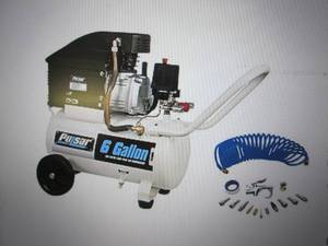 pulsar 6 gallon electric air compre...