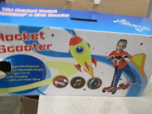 rocket scooter open box ...