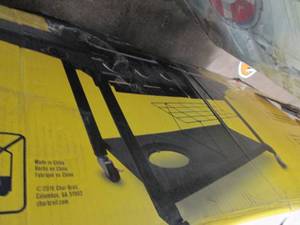 Char-broil gas charcoal grill dents...