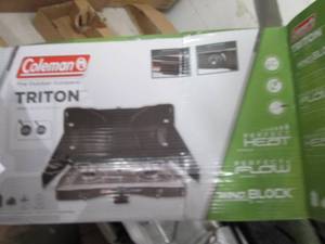 coleman triton stove open box ...